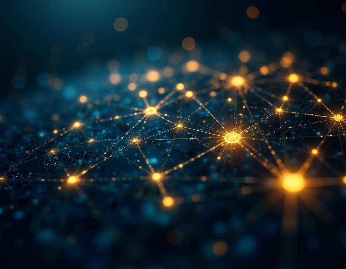 Abstract representation of digital ethics and legal structures